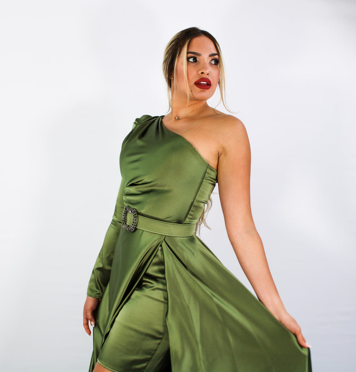 agustina satin dress Agustina dress 42/Large