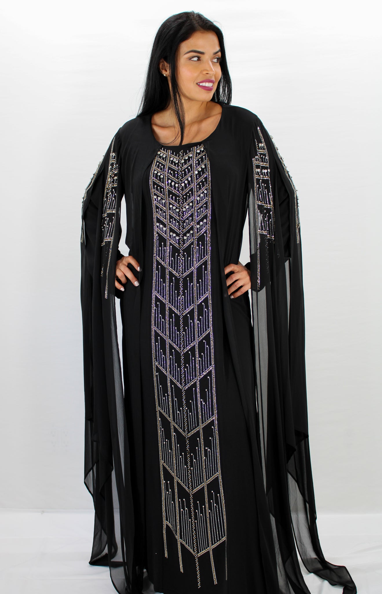 ahlam silk abaya & dress set reviews Eid II /Spring Collection