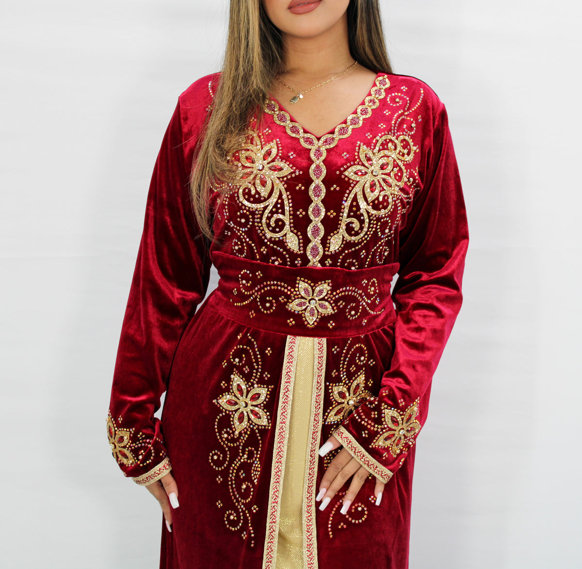 Dalal Velvet Kaftan