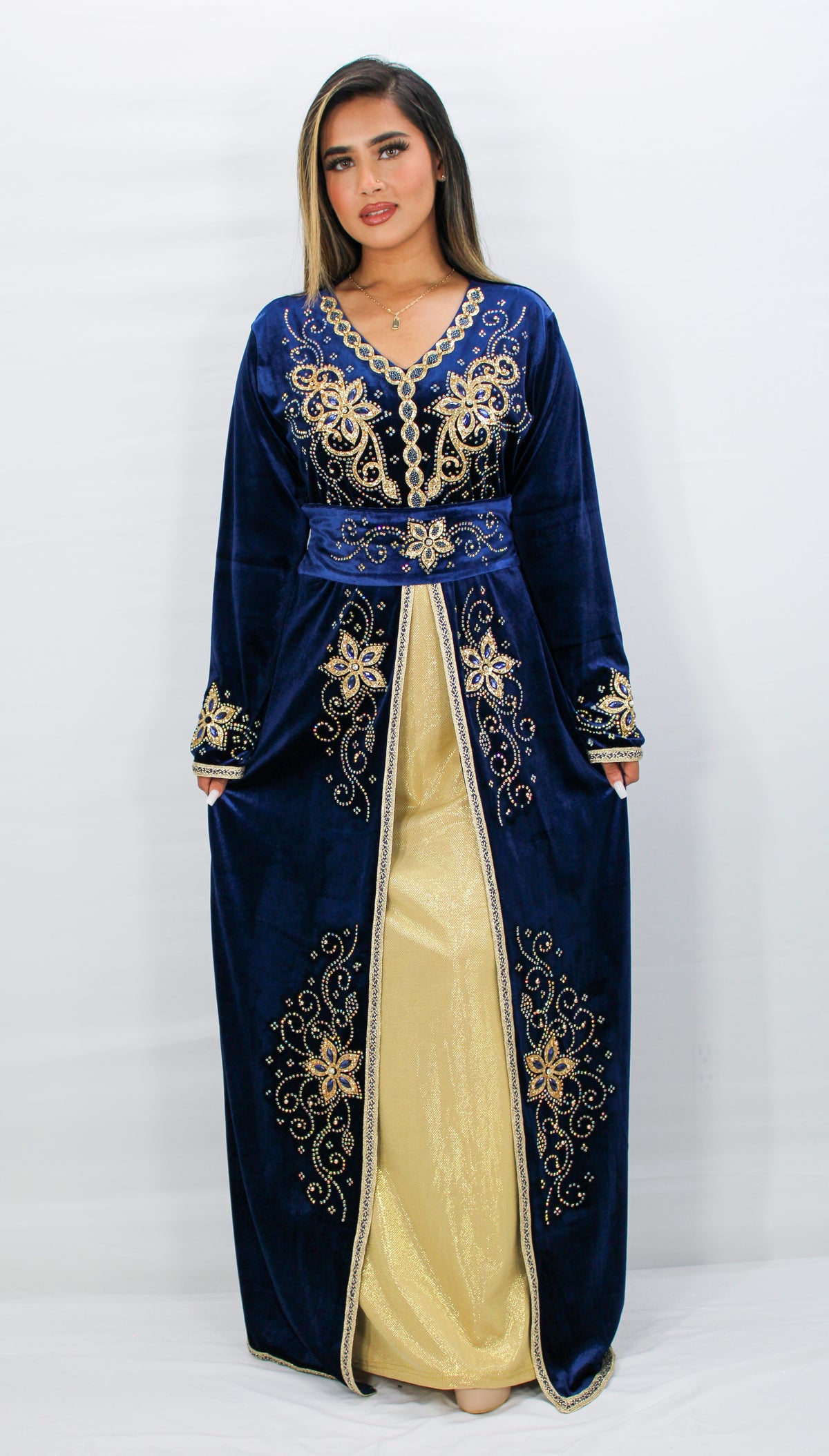 Hala Velvet Kaftan