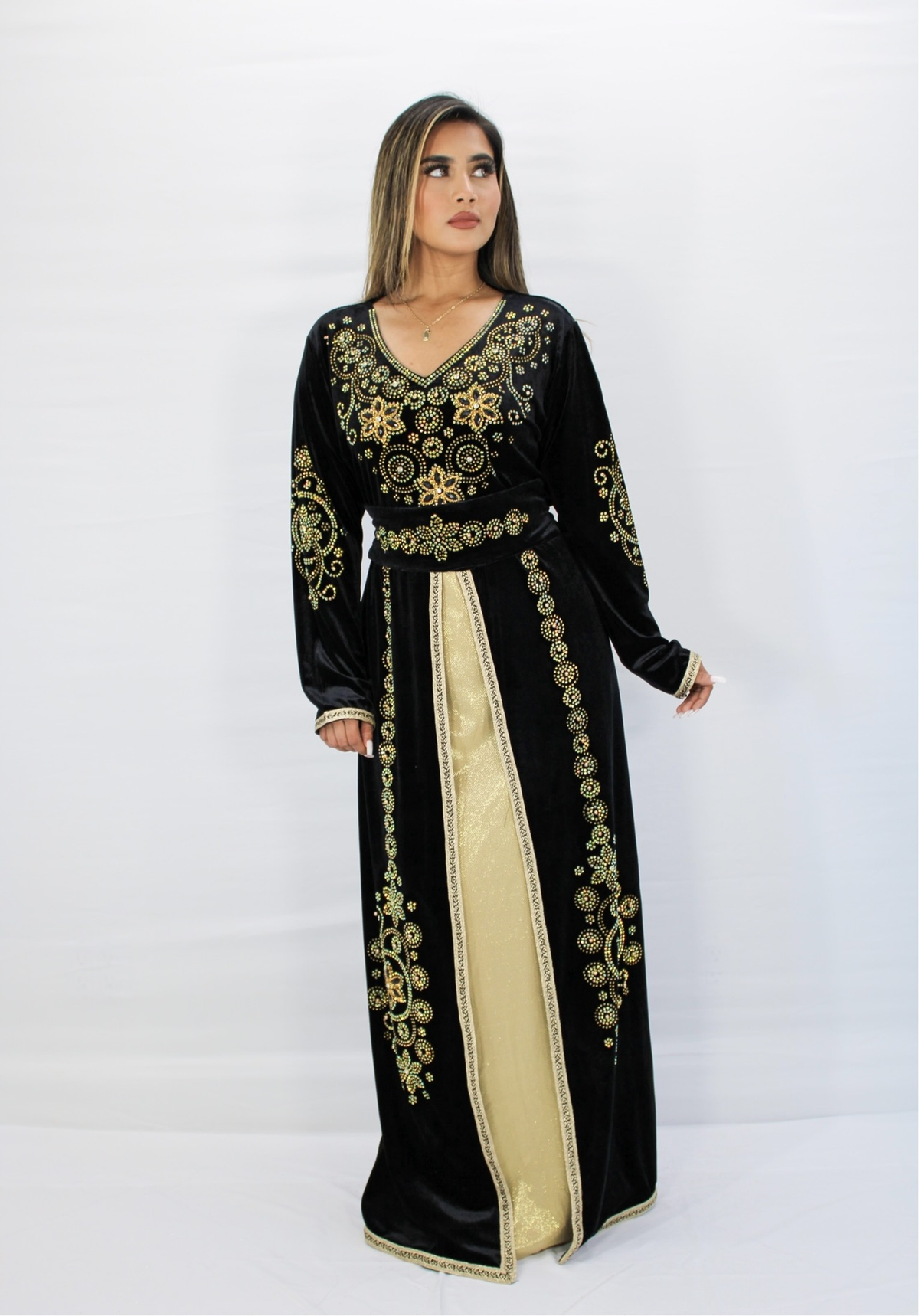 Nova Velvet Kaftan