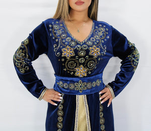 Crescent Velvet Kaftan