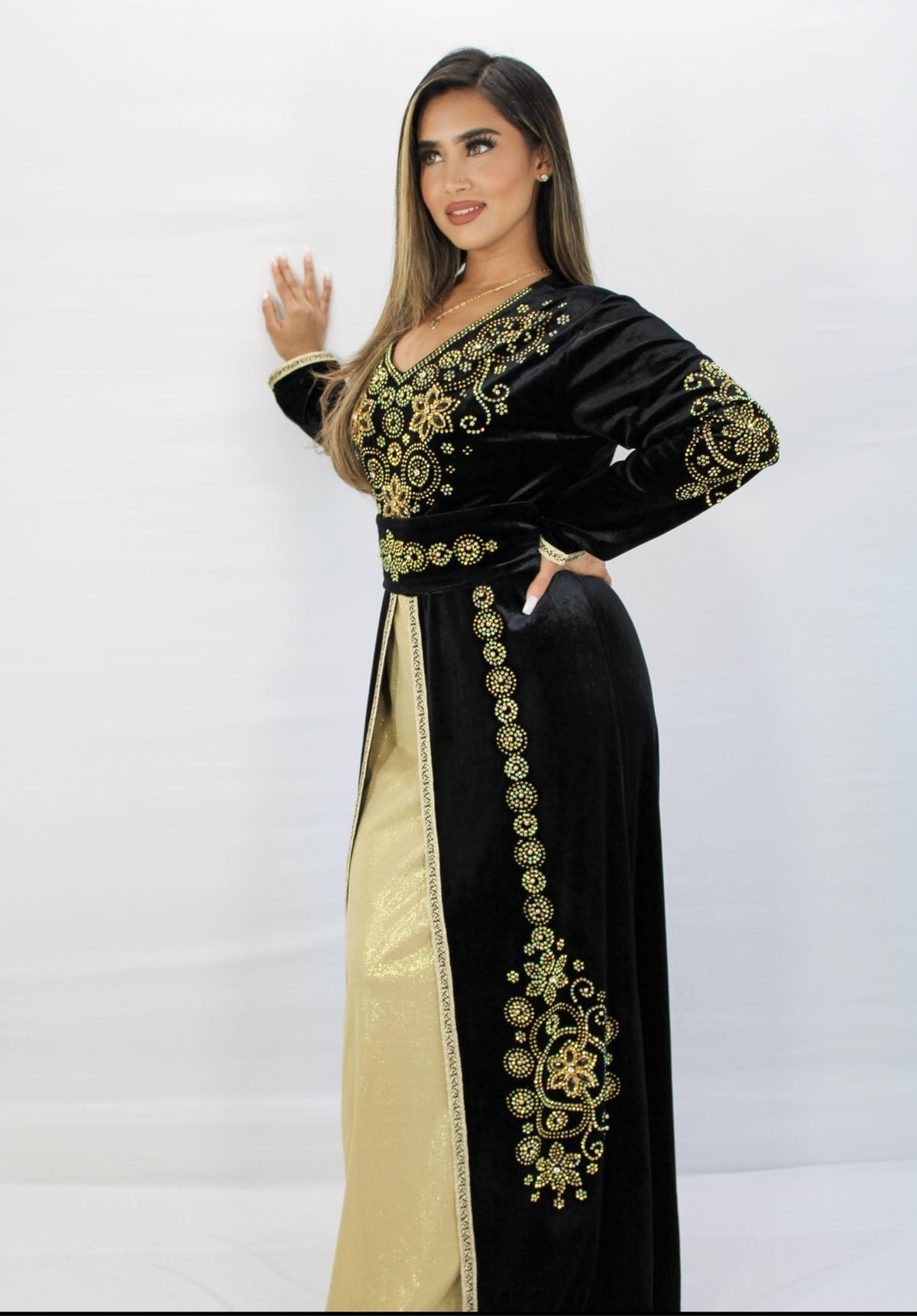 Nova Velvet Kaftan