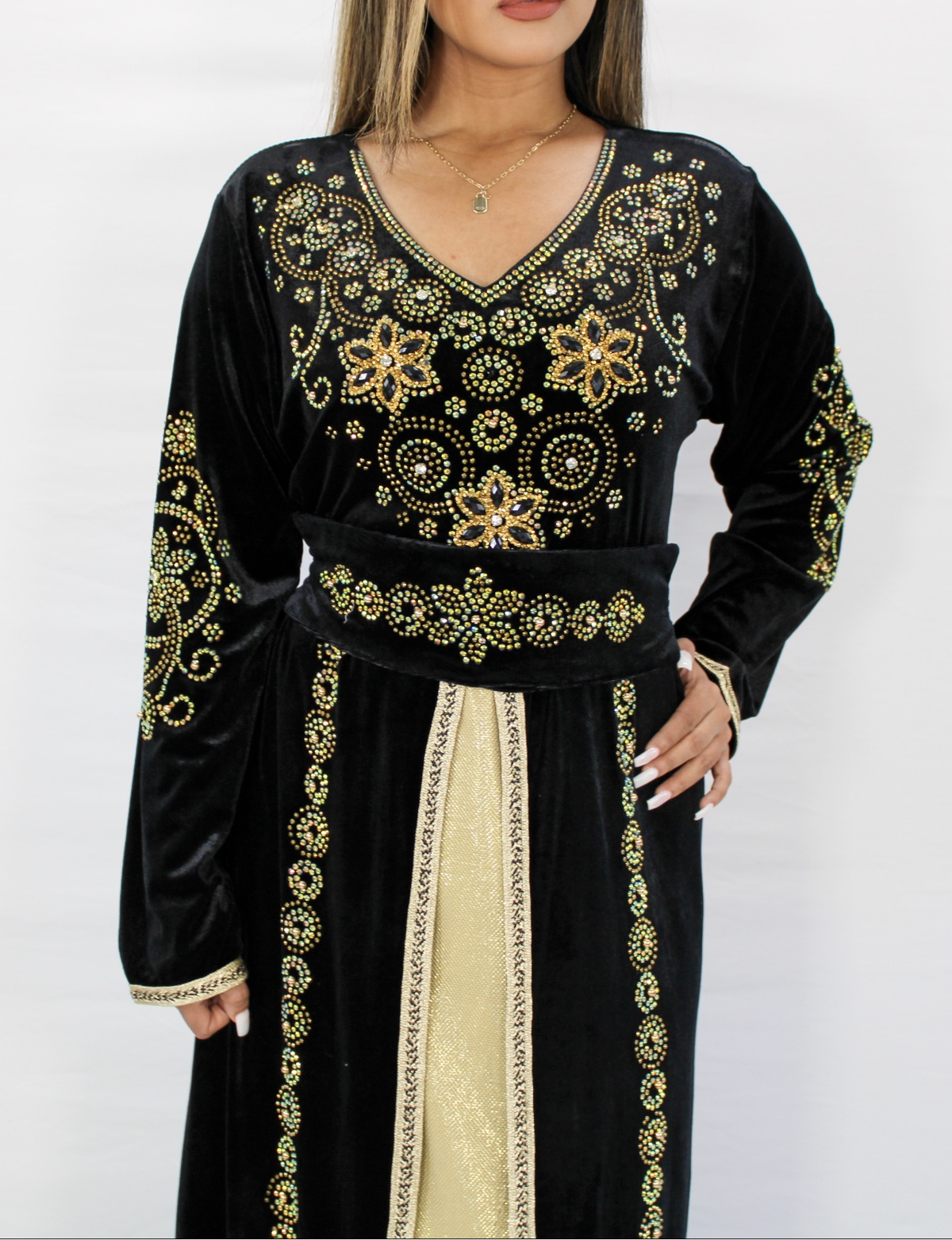 Nova Velvet Kaftan
