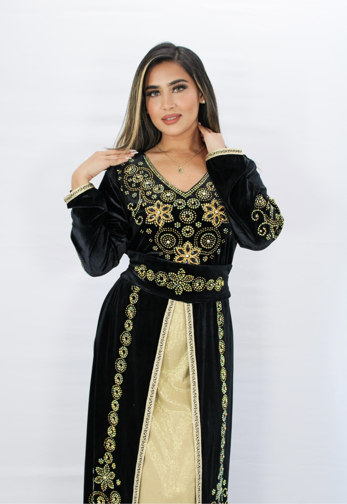 Nova Velvet Kaftan
